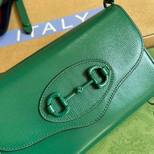 Gucci 724713 Gucci Horsebit 1955 mini bag Green - Default Title - View 6