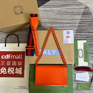 Gucci 724713 Gucci Horsebit 1955 mini bag Orange - Default Title - View 2