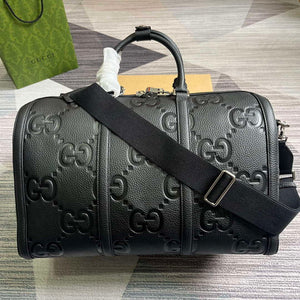 Gucci 725282 Jumbo GG Small Duffle Bag Black - Default Title - View 2
