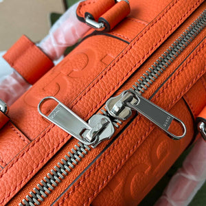 Gucci 725292 Jumbo GG Mini Duffle Bag Orange - Default Title - View 7