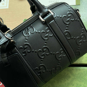Gucci 725292 Jumbo GG Mini Embossed Bag Black - Default Title - View 7