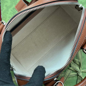 Gucci 725292 Jumbo GG Mini Embossed Bag Brown - Default Title - View 8