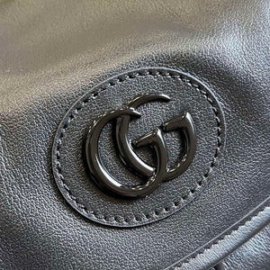 Gucci 725657 Backpack With Tonal Double G Black - Default Title - View 6