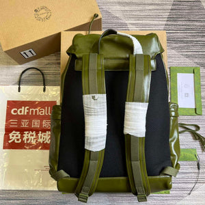 Gucci 725657 Backpack With Tonal Double G Forest green - Default Title - View 2