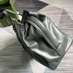 Gucci 725683 Large Tote Bag With Tonal Double G Gray - Default Title - View 3