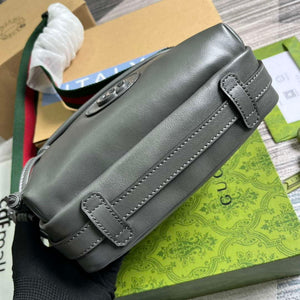 Gucci 725696 Shoulder bag with tonal Double G Gray - Default Title - View 6