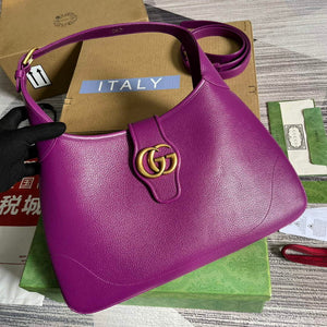 Gucci 726274 Aphrodite Medium Shoulder Bag Purple - Default Title - View 4