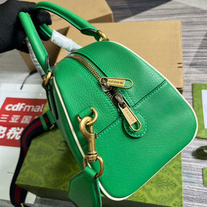 Gucci 727558 Adidas X Gucci Medium Duffle Bag Green - Default Title - View 3