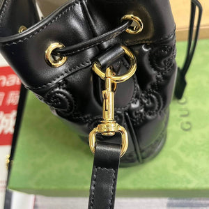 Gucci 728231 GG Matelass¨¦ Bucket Bag Black - Default Title - View 7