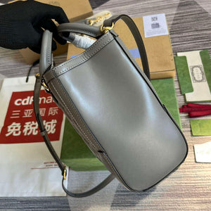 Gucci 728309 GG Matelass¨¦ Mini Top Handle Bag Grey - Default Title - View 3
