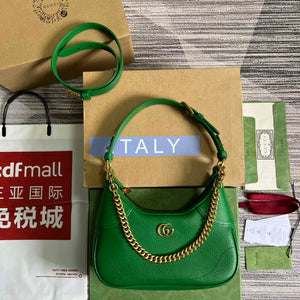 Gucci 731817 Aphrodite Small Shoulder Bag Green - Default Title - View 1