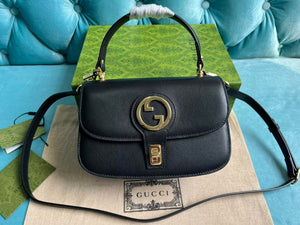 Gucci 735101 Gucci Blondie Top-handle Bag Black - Default Title - View 1