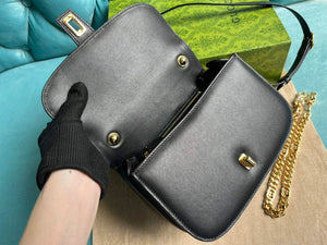 Gucci 735101 Gucci Blondie Top-handle Bag Black - Default Title - View 7