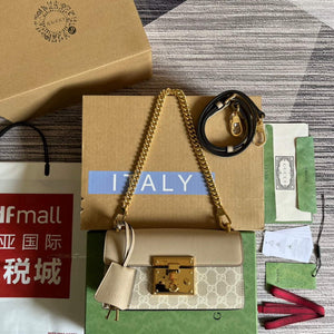 Gucci 735103 Padlock Mini shoulder bag Beige - Default Title - View 1