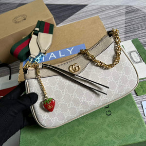 Gucci 735132 Ophidia small handbag Oatmeal - Default Title - View 5