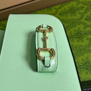 Gucci 735178 Gucci Horsebit 1955 small shoulder bag Green - Default Title - View 8