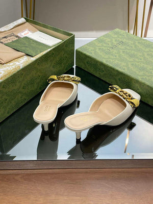 Gucci 738685 Women's Interlocking G Mule G38275 - US 4=Euro 35 - View 3
