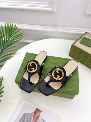 Gucci 739048 Women's Gucci Blondie Thong Sandal G66770 - 35 - View 3