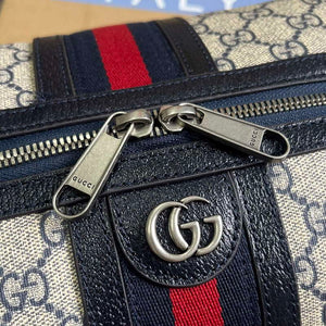 Gucci 739391 Gucci Savoy Toiletry Case Blue - Default Title - View 5