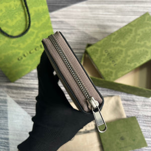 Gucci 739484 Original Gray leather Jumbo GG zip around wallet - Default Title - View 3