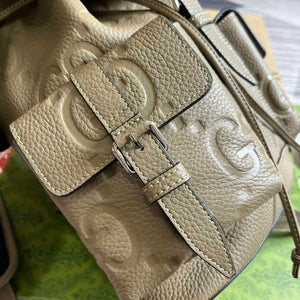 Gucci 739503 Jumbo GG Small Backpack Taupe - Default Title - View 5