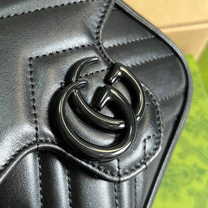 Gucci 739599 GG Marmont Belt Bag Black - Default Title - View 5