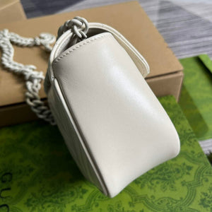 Gucci 739599 GG Marmont Belt Bag White - Default Title - View 3