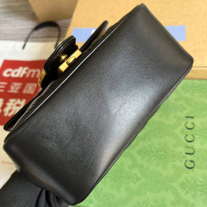 Gucci 739682 GG Marmont Matelass¨¦ mini tote bag Black - Default Title - View 5