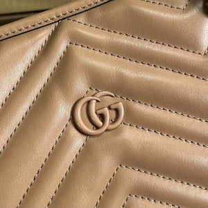 Gucci 739684 GG Marmont Large Tote Bag Rose beige - Default Title - View 5