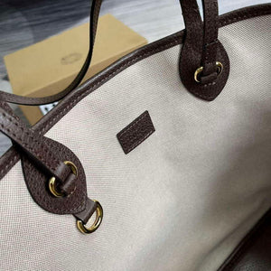 Gucci 739730 Ophidia Medium Tote Bag Brown canvas - Default Title - View 8