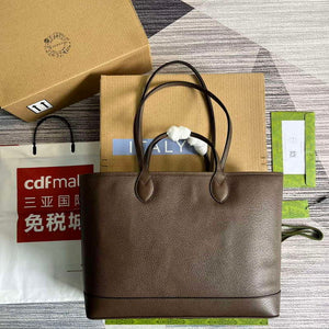 Gucci 739730 Ophidia Medium Tote Bag Brown leather - Default Title - View 2