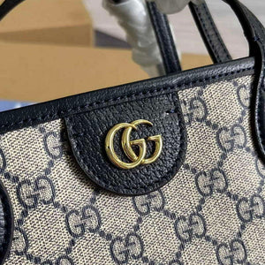 Gucci 739730 Ophidia Medium Tote Bag Dark Blue canvas - Default Title - View 6