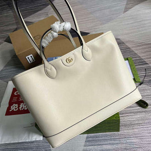 Gucci 739730 Ophidia Medium Tote Bag White leather - Default Title - View 7