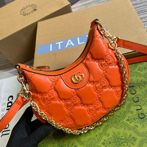 Gucci 739736 GG Matelass¨¦ Mini Bag Orange - Default Title - View 4