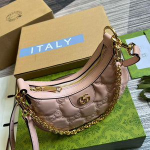 Gucci 739736 GG Matelass¨¦ Mini Bag Pink - Default Title - View 7