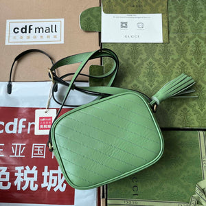 Gucci 742360 Gucci Blondie Small Shoulder Bag Green - Default Title - View 2