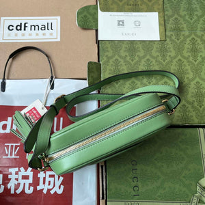 Gucci 742360 Gucci Blondie Small Shoulder Bag Green - Default Title - View 3