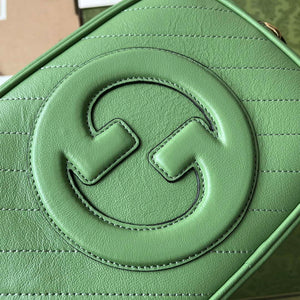 Gucci 742360 Gucci Blondie Small Shoulder Bag Green - Default Title - View 6