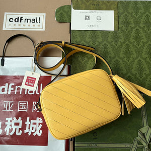 Gucci 742360 Gucci Blondie Small Shoulder Bag Yellow - Default Title - View 2