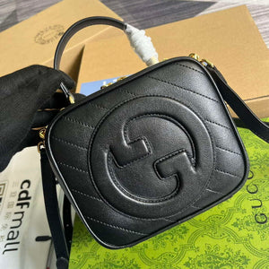 Gucci 744434 Gucci Blondie Top Handle Bag Black - Default Title - View 4