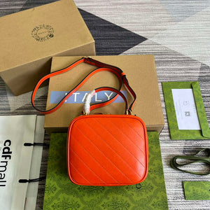Gucci 744434 Gucci Blondie Top Handle Bag Orange - Default Title - View 2