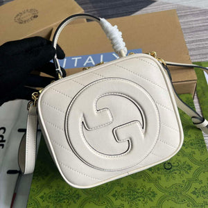 Gucci 744434 Gucci Blondie Top Handle Bag White - Default Title - View 4