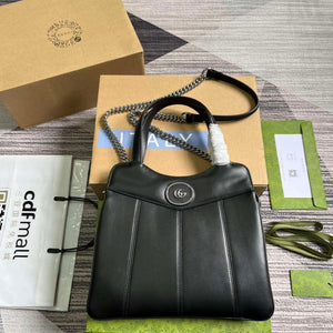 Gucci 745918 Petite GG Small Tote Bag Black - Default Title - View 1
