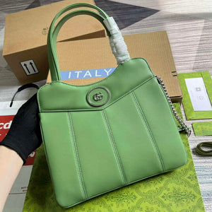 Gucci 745918 Petite GG Small Tote Bag Light green - Default Title - View 3