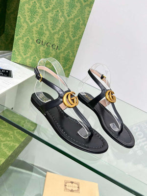 Gucci 746030 Women's Double G Thong Sandal G56307 - 35 - View 3