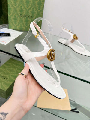 Gucci 746030 Women's Double G Thong Sandal G56308 - 35 - View 2