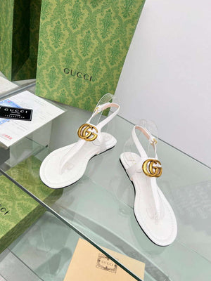 Gucci 746030 Women's Double G Thong Sandal G56308 - 35 - View 6