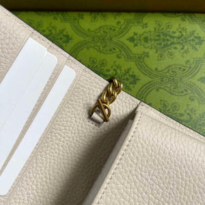 Gucci 746056 Chain Wallet With Interlocking G Python Bow White - Default Title - View 9