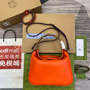 Gucci 746124 Gucci Diana Medium Shoulder Bag Orange - Default Title - View 2