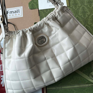 Gucci 746210 Gucci Deco medium tote bag in White Leather - Default Title - View 7